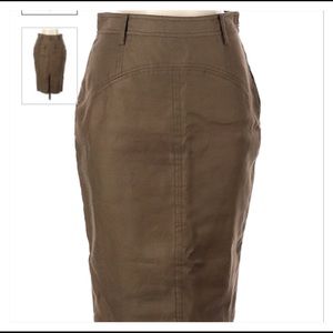 Diane Von Furstenberg khaki skirt